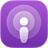 Apple Podcasts logo